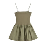 New Fashion Summer Under-Thristin Cotton Slings Tacs Dress Women's 3