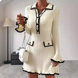 Women's Dresses In Autumn 2025 Elegant Knitted