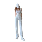 Toloer Black Suit Pants Female High Waist Hanging Down Feeling Wide Leg Pants Loose Royal Elder Sister Straight Tube Drag The Floor Casual Long Pants-Outfit