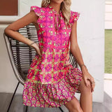 Shein Flyves V-Necked With Flower