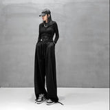 Harlan Trousers Pants Loose Thin Drawstring Casual Hundred Avant-Garde Lantern Trousers Women's