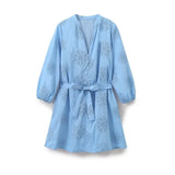 Homemade New Women's Classic Embroidery Decoration Prefectural Dress