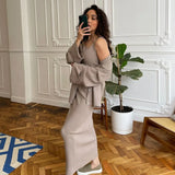 Autumn New Women's Pure Color Lazy Leisure Long-Term