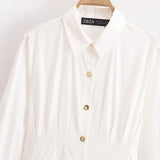 Homemade New Women's Classic Clip Long-Sleeved Muffin Dress