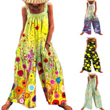 Summer Large Printed Loose Wide Leg