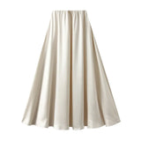 New Spring And Autumn New A-Dress Skirt Mid-Dress Mid-Dress Mid-Dress Mid-Senior Skirt