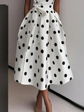 Wave Dress 2025 Summer Retro New Temperament Slim Dress
