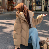 Small Down Cotton Coat Female Winter Design Fashion Loose And Loose Short Cotton Coat-Outfit