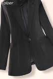 Women Blazer Jacket Fashion Basic Casual Elegant Solid Simple Long Sleeve Work Office Lady All-match Chic Elegant