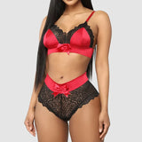 Sex Lingerie New Lace Three-Point Sling Tape Bra Two