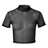Toloer British Temperament Collage Super Short Sleeve Short Sleeve Round Collar Slim Women's T-Shirt One