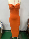 Toloer Hot Girls Ins Spring And Summer New Knit Kink Fashion Sexy Wool Knit Dress-Outfit