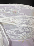 Floral Mesh Lace Bandeau Top-Outfit