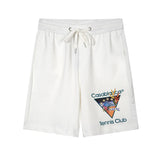 Street Tide Shorts Star Castle Alphabet Printed Leisure Shorts Men's Personality Sports Shorts Summer-Outfit