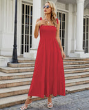 Summer Women's New Commuting Sleeveless Hot Girl Prints Long Sling Dress