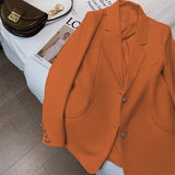And Autumn Small Suit Jacket Woman 2025 New Korean Fashion Long-Term Small Korean Version Of The Suit