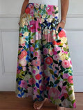 New Explosion Of Women's Fashion Casual To Hit The Broad Legs Tight Waist Bandwidth