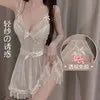 Tiffin Lingerie Autumn New Sexy Mesh Yarn Perspective Lace Hot Pure Teasing Slings Aja Syringe