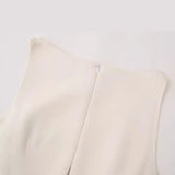 New Belt Sleeveless Short Fashionable Dress 2709777-Outfit