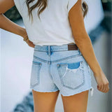 New Autumn And Winter Casual Straight Trousers Mid-Rise Wash Water Cowgirl Shorts
