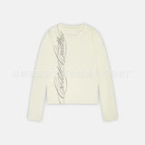 Korean Autumn And Winter New Personalized Pattern Print