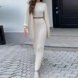 Fashion Explosion In The Autumn Of 2025 Languily Knitted Dress Suit