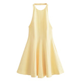 New Wave Swing Hanging Neck Dress