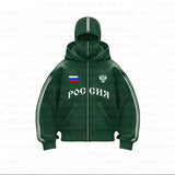 New Hot Sales Up And Down Double-Head Zipper PAG GHB Printing Niche Design New Eye View