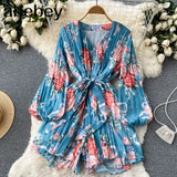 Women Elegant Outfits Bodysuit Long Sleeve Female Jumpsuit clothes Overalls Summer Rompers party Clothing shorts