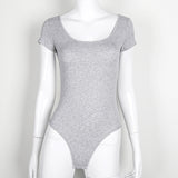 Toloer Product Close Belly Sexy U Collar Show Back Hot Girl Tight Elastic Jumpsuit Yoga Dance