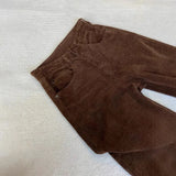Coffee Color Wick Plus Velvet Sleeves Sleeves Women Autumn And Winter Small High-Waist Loose Loose Thickened Long