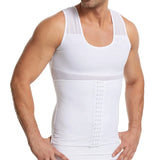 Men's Plastic Body Clothes Buckle, Net Gauze, Breathable, Belly, Beer, Chest, Waist Vest-Outfit