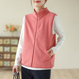 Toloer Autumn And Winter New Mother Dress Rocking Velvet Horse Clip Warm Casual Coat Women Fashion Shoulder Vest