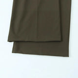 2025 Spring New Women's Fashion Simple With Belt Double Fold