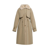 In 2024, Cotton Jacket Women Long Over The Knee Korean Version Loose Plus Velvet And Thick Trench Coat Pie To Overcome The Overalls Student Coat Winter-Outfit