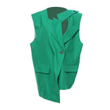 2025 OVERSIDE Personality Irregular Small Vest Coat