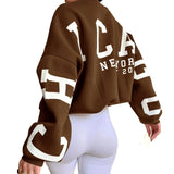 Women's Y2K Grunge Loose Pullover Sweatshirts Letter Print Casual Thickened Long Sleeve Tops Autumn Hoodie Streetwear-Outfit