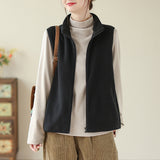 Toloer Autumn And Winter New Mother Dress Rocking Velvet Horse Clip Warm Casual Coat Women Fashion Shoulder Vest