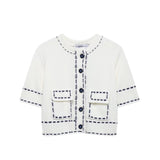 Knitted Cardigan Women's New Short Spring Line 6003 Sweater 2025 Porch Decoration Picture