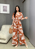 Printed Jumpsuit-Outfit