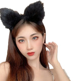 Sexy Stuffed Fox Fox Ear Head Buff Net Red Live Photo Hair Anchor Card Cute Animal Ear Hair