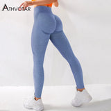 Women Fitness High Waist Push Up Leggins Women Running Seamless Leggings Gym legging
