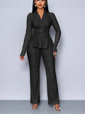 Summer New Waist Thin Solid Color Long Sleeve