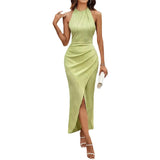 Women's 2026 Summer New High-End Feel Dress High-End Hanging Neck Body Dress