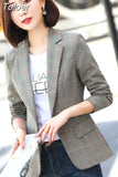 Women Fashion Temperament Professional Slim Elegant Long Sleeve Outerwear Chic Tops Office Clothing New 2023
