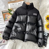 2021 Winter New Jacket Long Sleeve Coat Clothes Women Tops Thick Warm Feminino Puffer Jacket Harajuku Feminina Zipper
