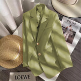 Jacket Women 2025 Spring And Autumn New Korean Version Of The Design Sense Of Niche Fashion Fried Street Casual Suit Top