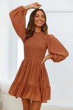 Commute Autumn Fashion Women's Long-sleeved Ruffled Elegant
