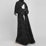 Daily Solid Color Beading Robe