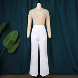 Round-Neck Short-Sleeved Nail Beads Jumpsuit Casual Wind High Waist Thin Party Dress